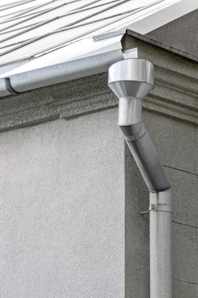 Galvanized Gutter Installation in Hiram