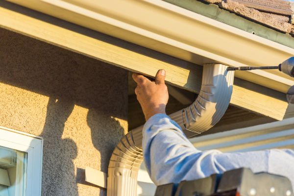 Aluminum Rain Gutter Service in Hiram