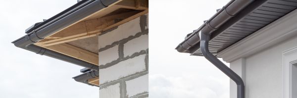 Wood Gutter Replacement in Hiram