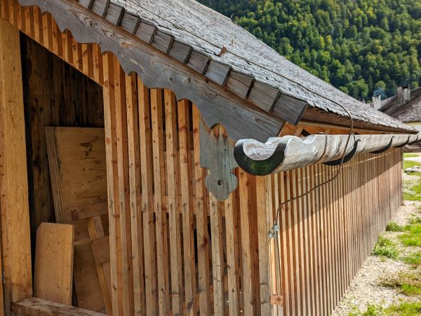 Wood Gutter Installation in Hiram