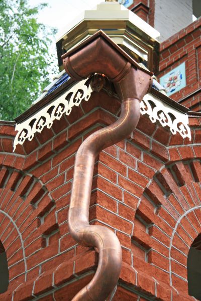 Church Downspout Installation in Hiram